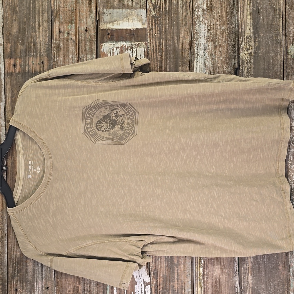 Daniel Cremieux Men's Beige Graphic Tee, Size L, Never Worn